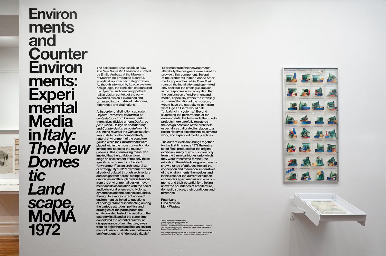 Environments and Counter Environments: Experimental Media in Italy: The New Domestic Landscape, MoMA 1972  - MTWTF