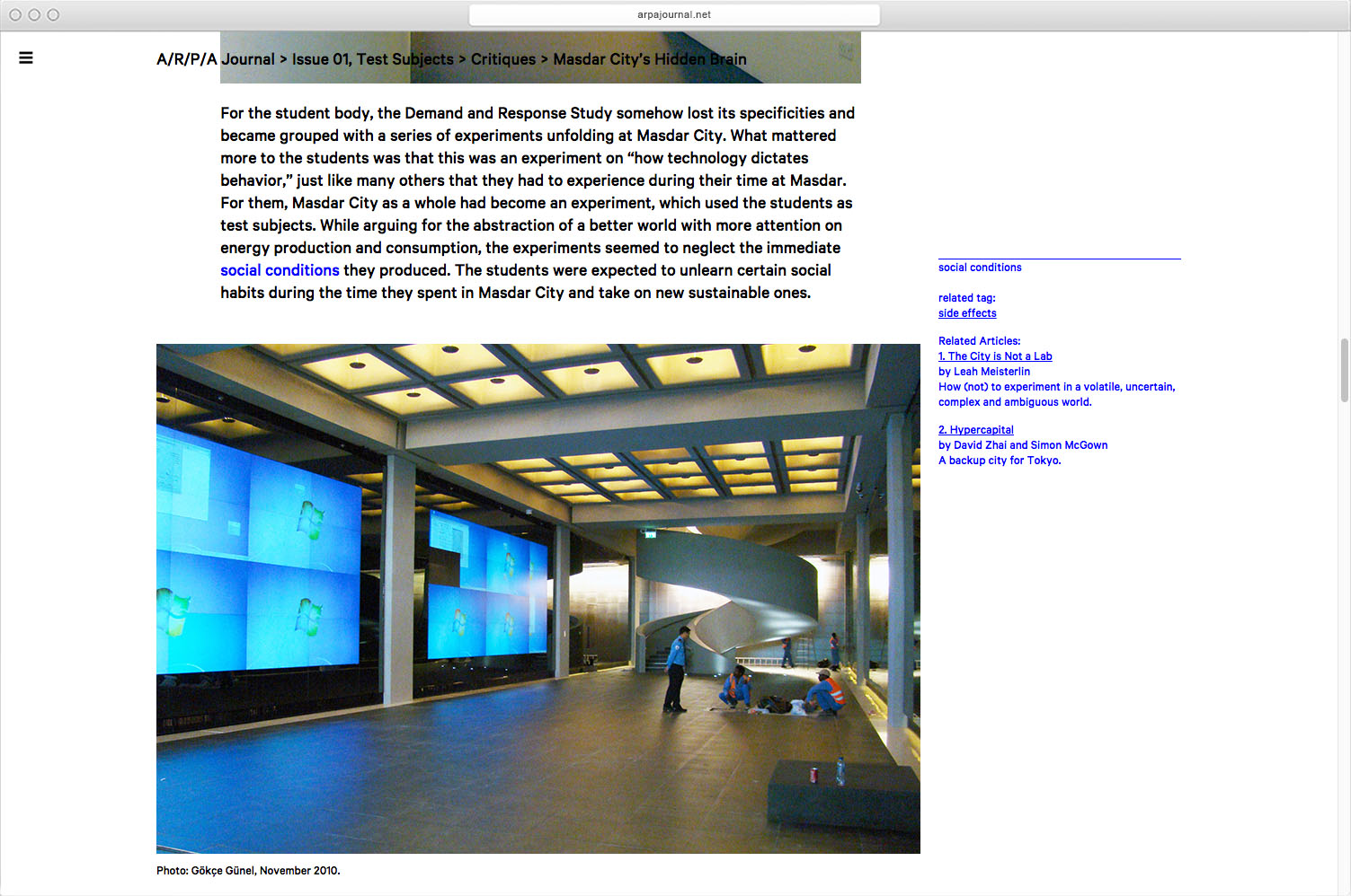 ARPA Journal - MTWTF