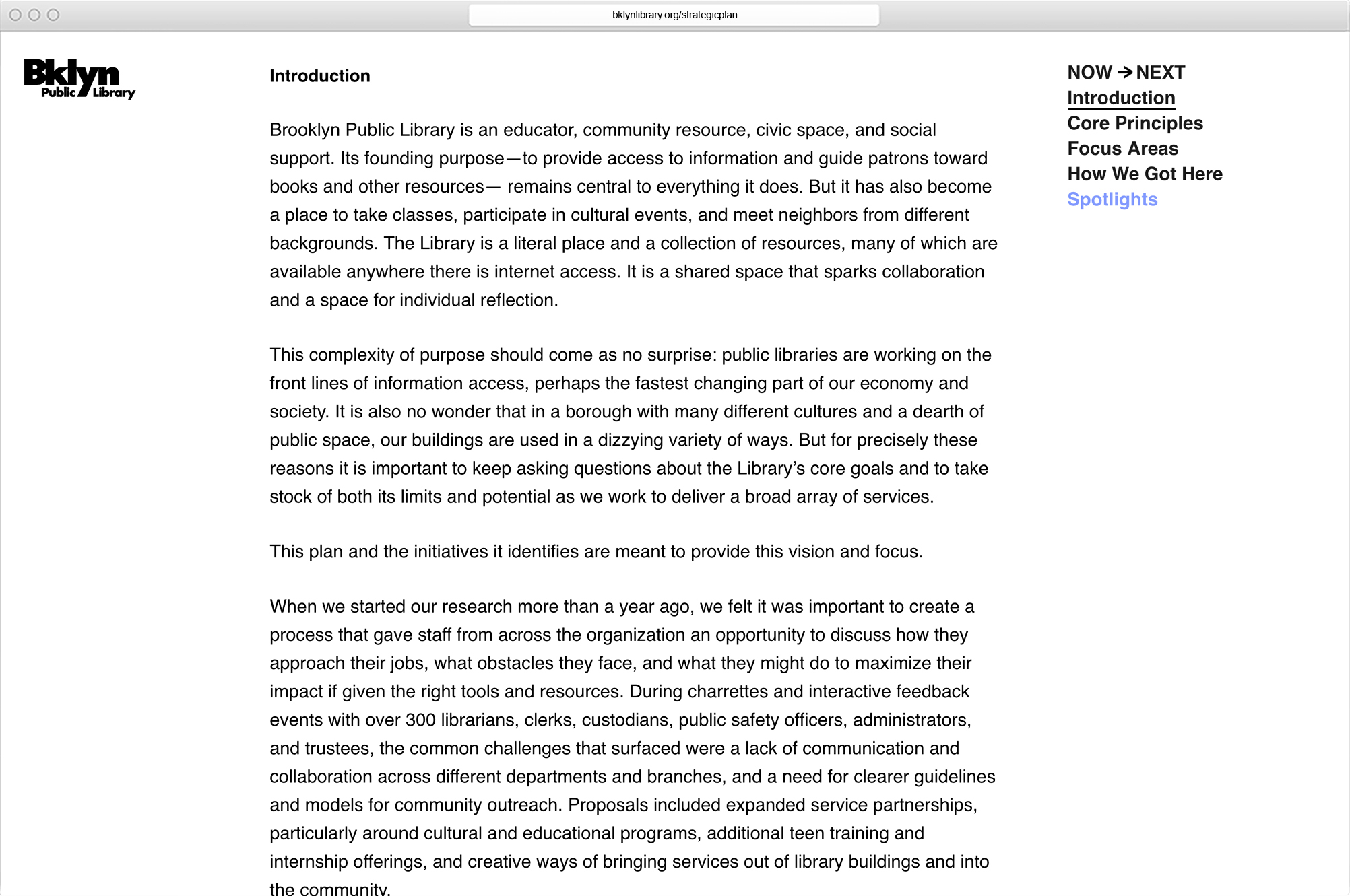 BPL Strategic Plan eReader - MTWTF