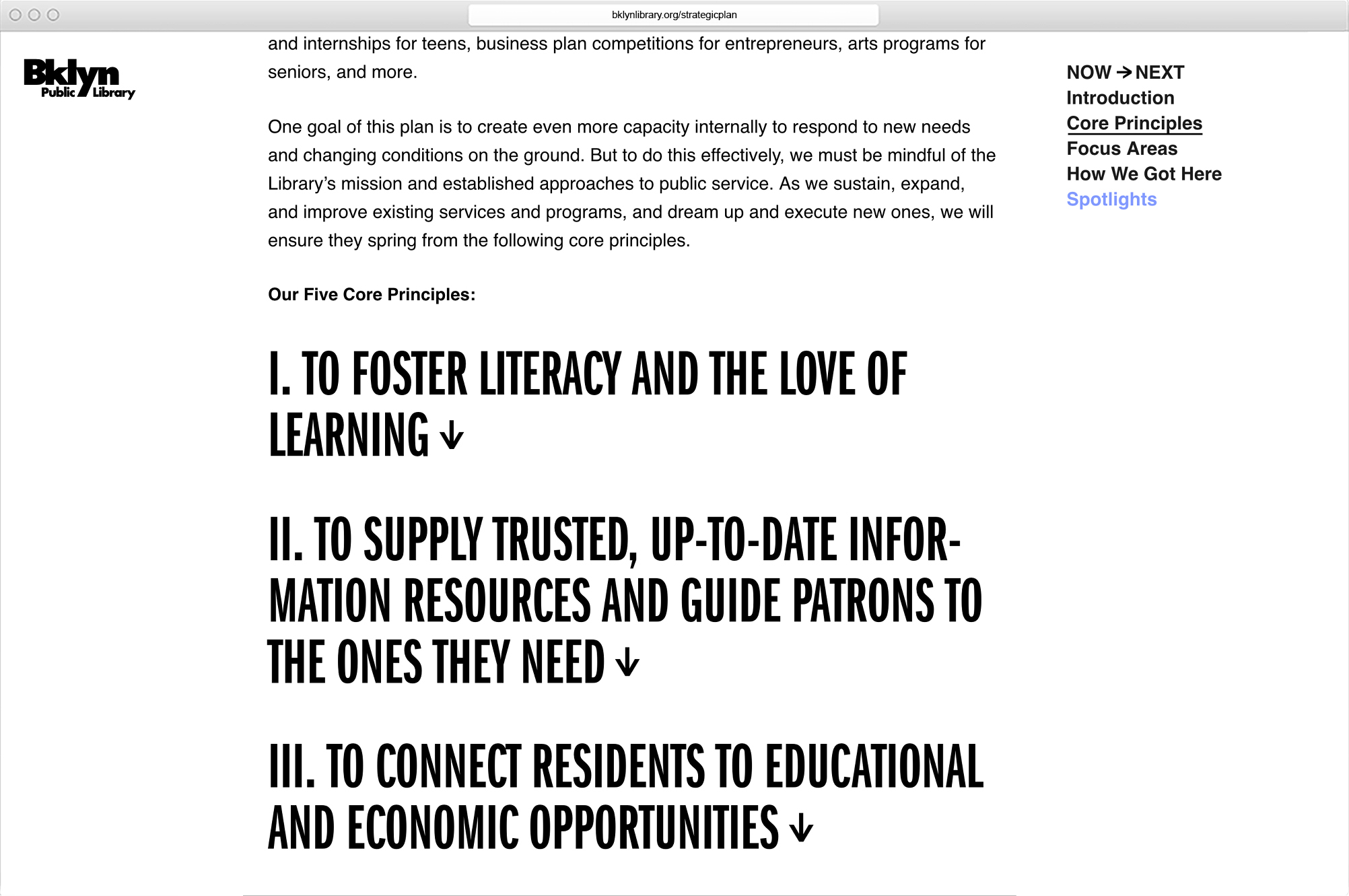 BPL Strategic Plan eReader - MTWTF