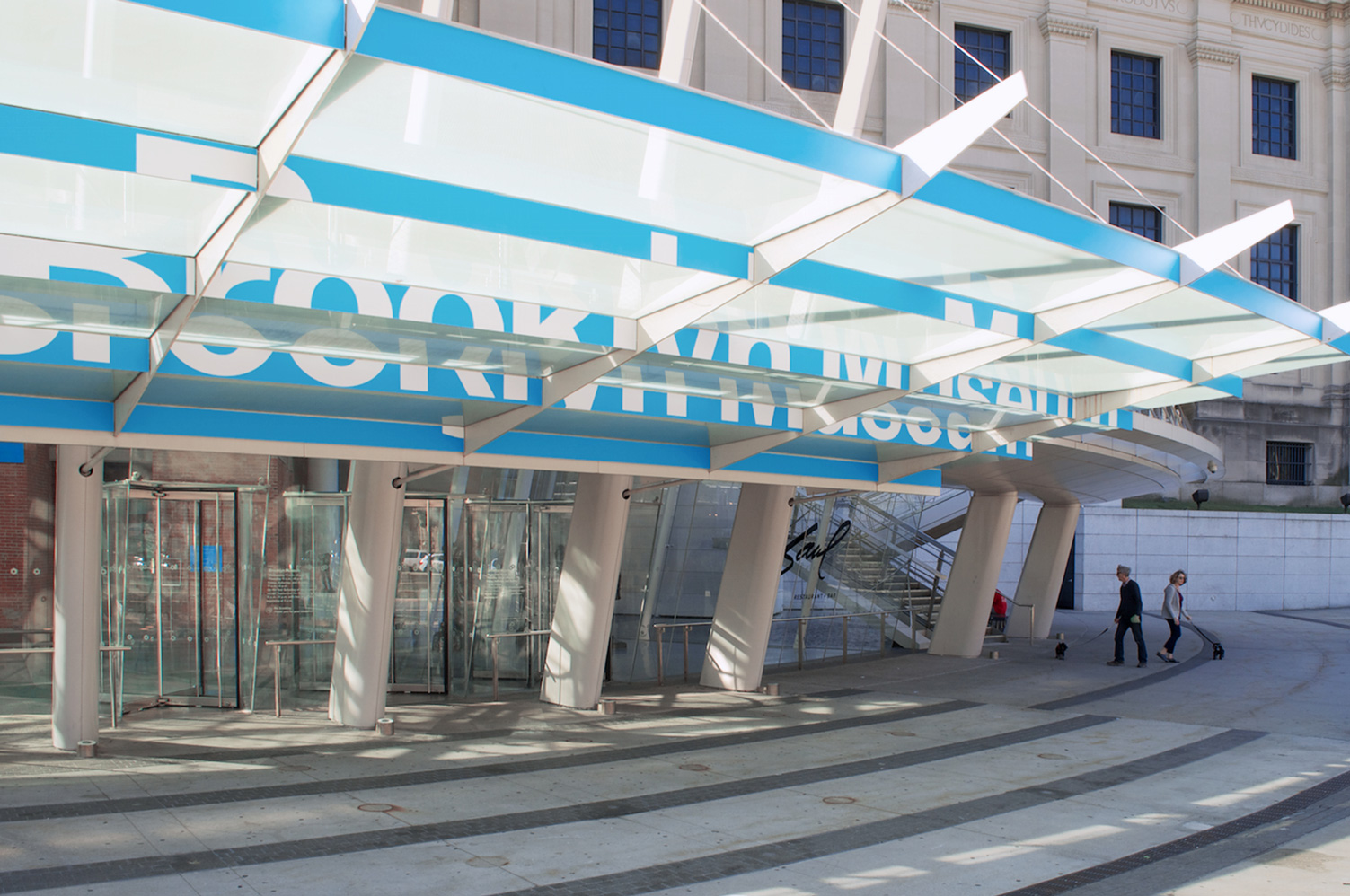 Brooklyn Museum temporary signage - MTWTF