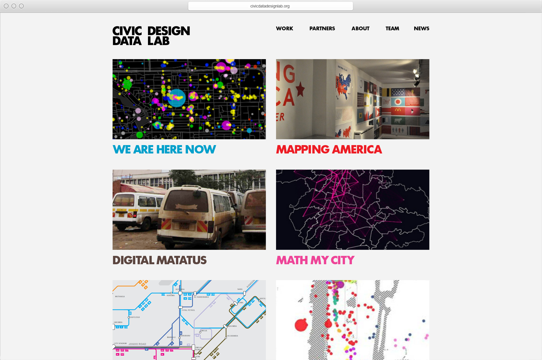 Civic Data Design Lab  - MTWTF
