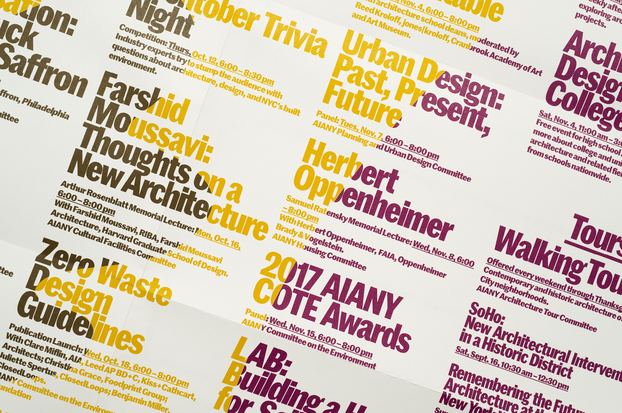 Highlights&nbsp;Poster Series - MTWTF