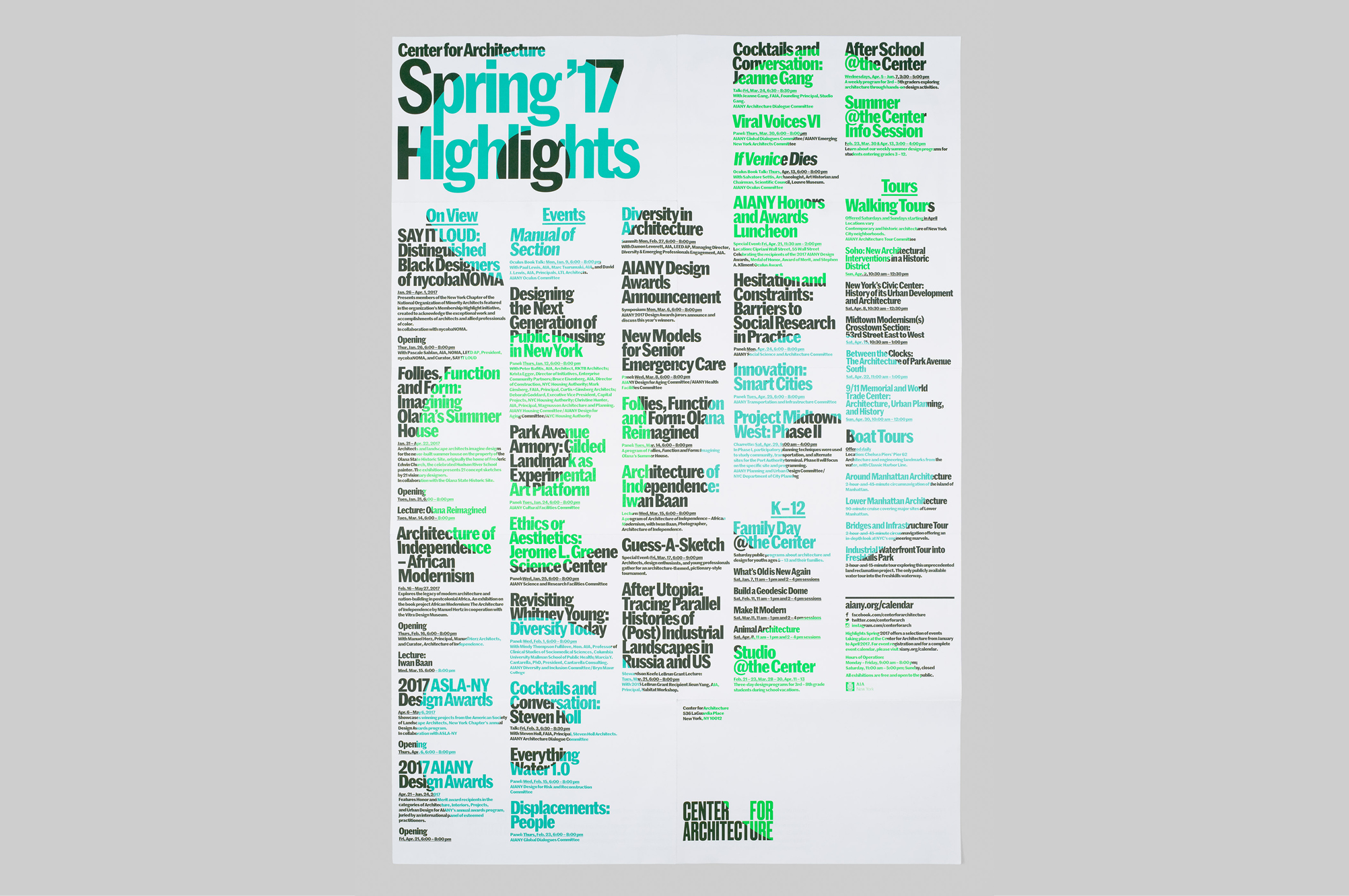 Highlights&nbsp;Poster Series - MTWTF