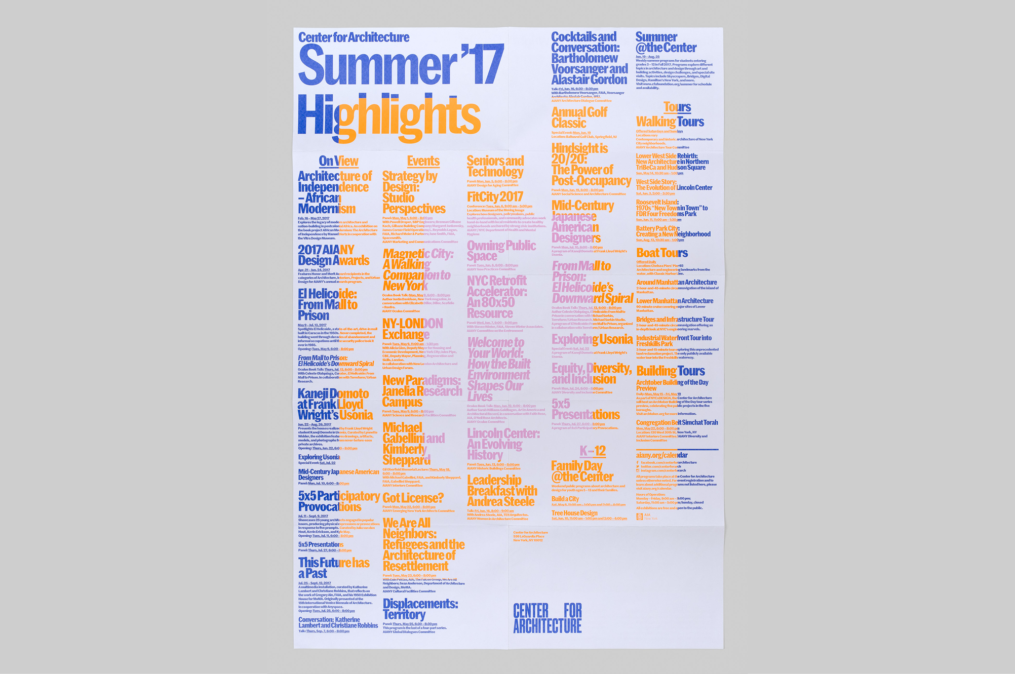 Highlights&nbsp;Poster Series - MTWTF
