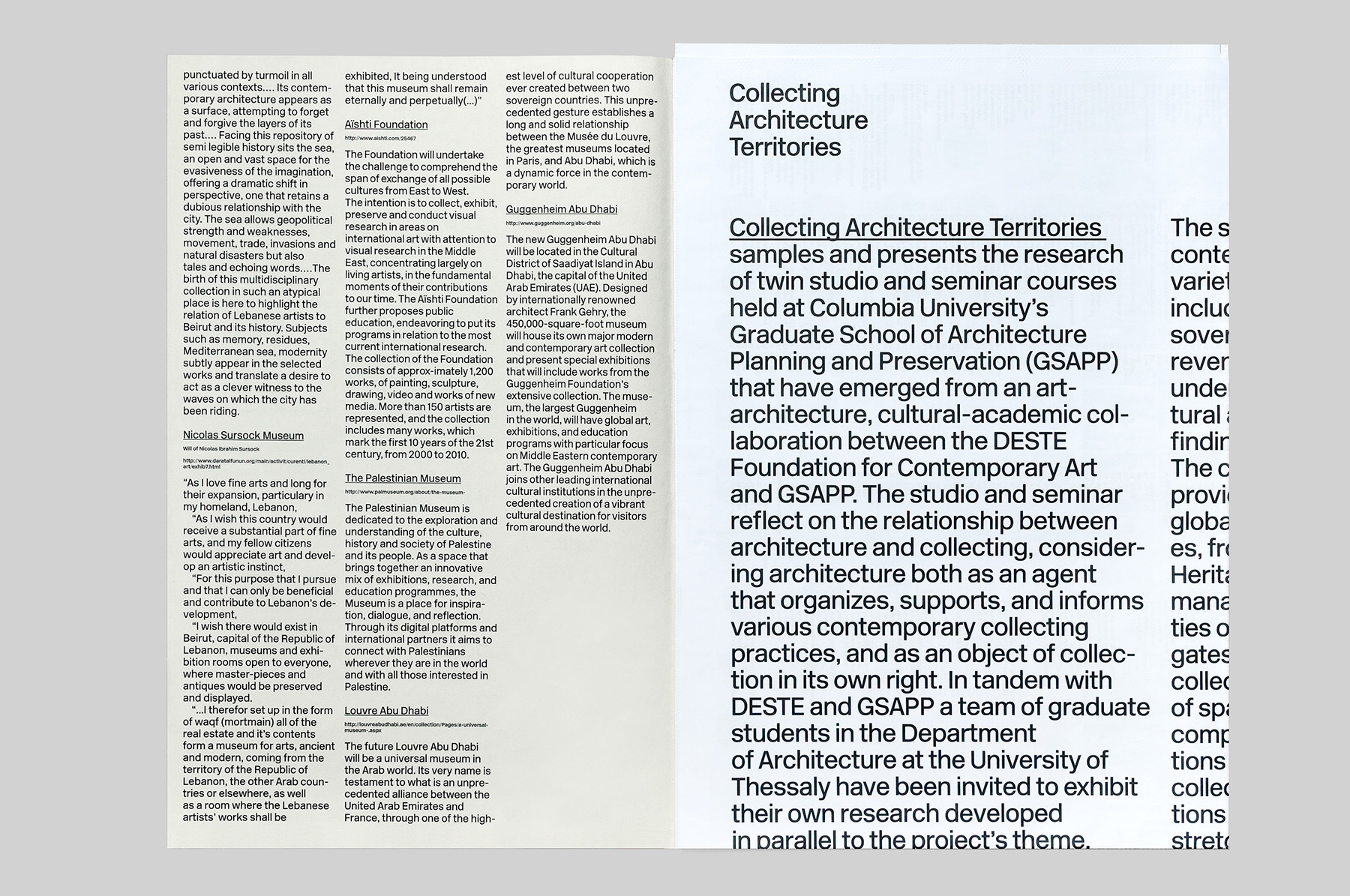 Collecting, Studio-X, Istanbul  - MTWTF