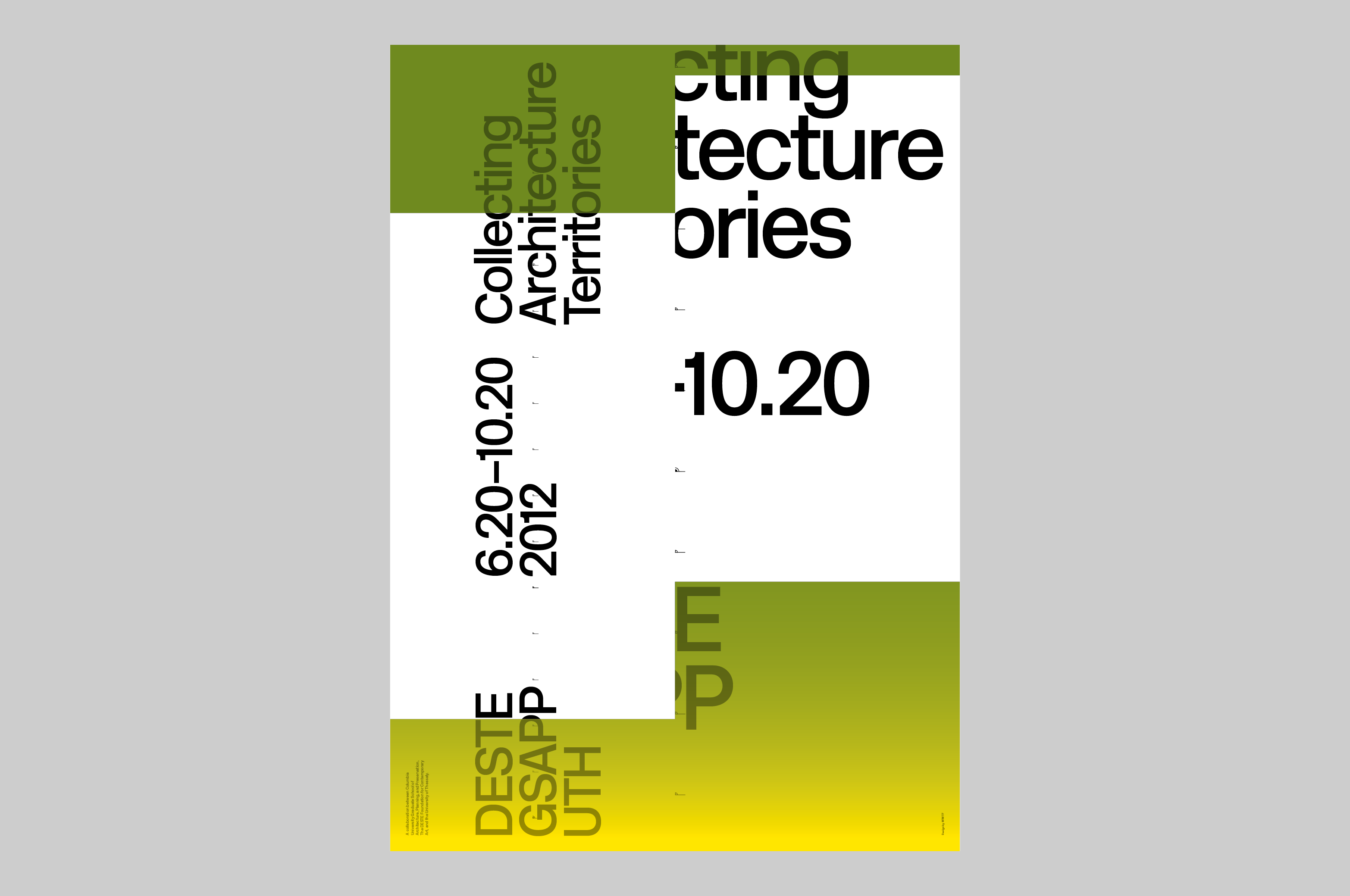 Collecting Architecture Territories, Deste Foundation, Athens  - MTWTF