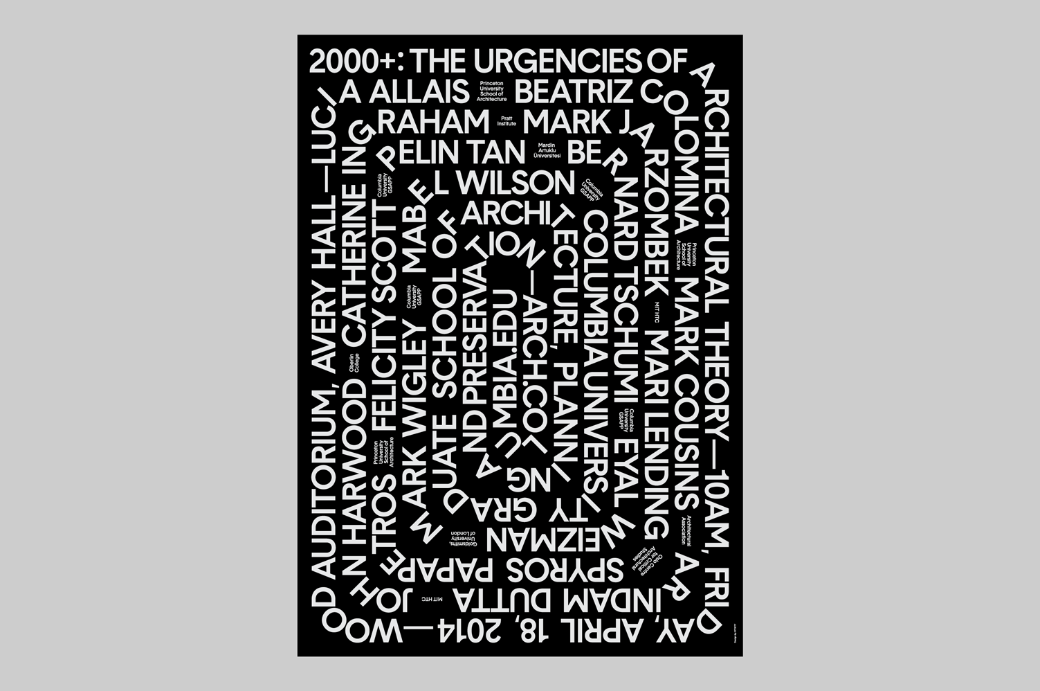2000+: Urgencies of Architectural Theory Conference  - MTWTF