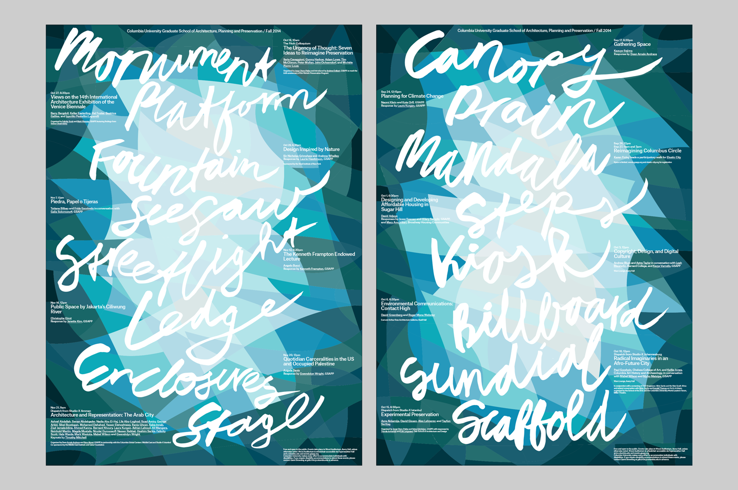 GSAPP events - MTWTF