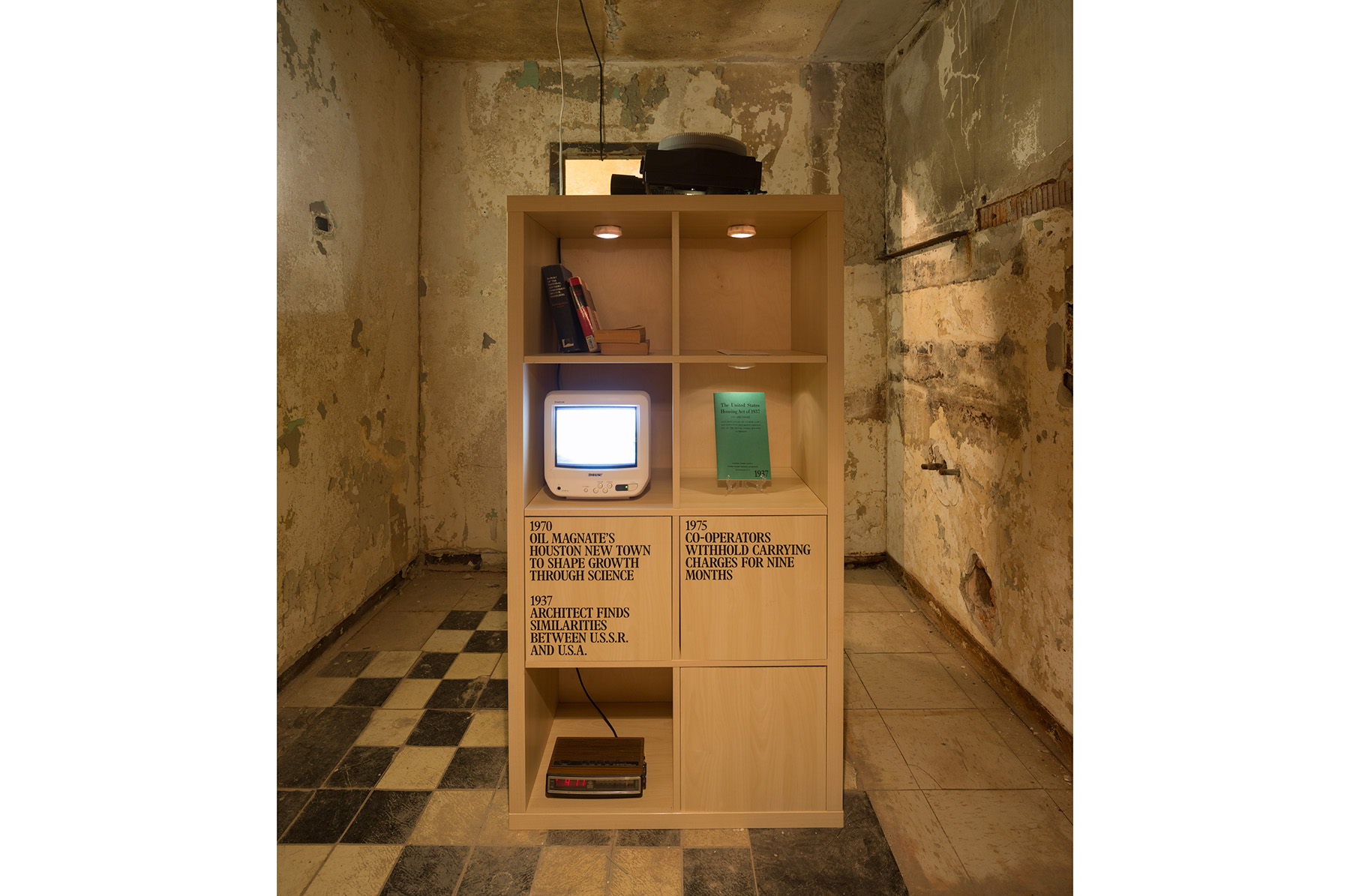 House Housing: An Untimely History of Architecture and Real Estate in Twenty-Three Episodes; Response by "We, Next Door," National Public Housing Museum, Chicago, IL - MTWTF
