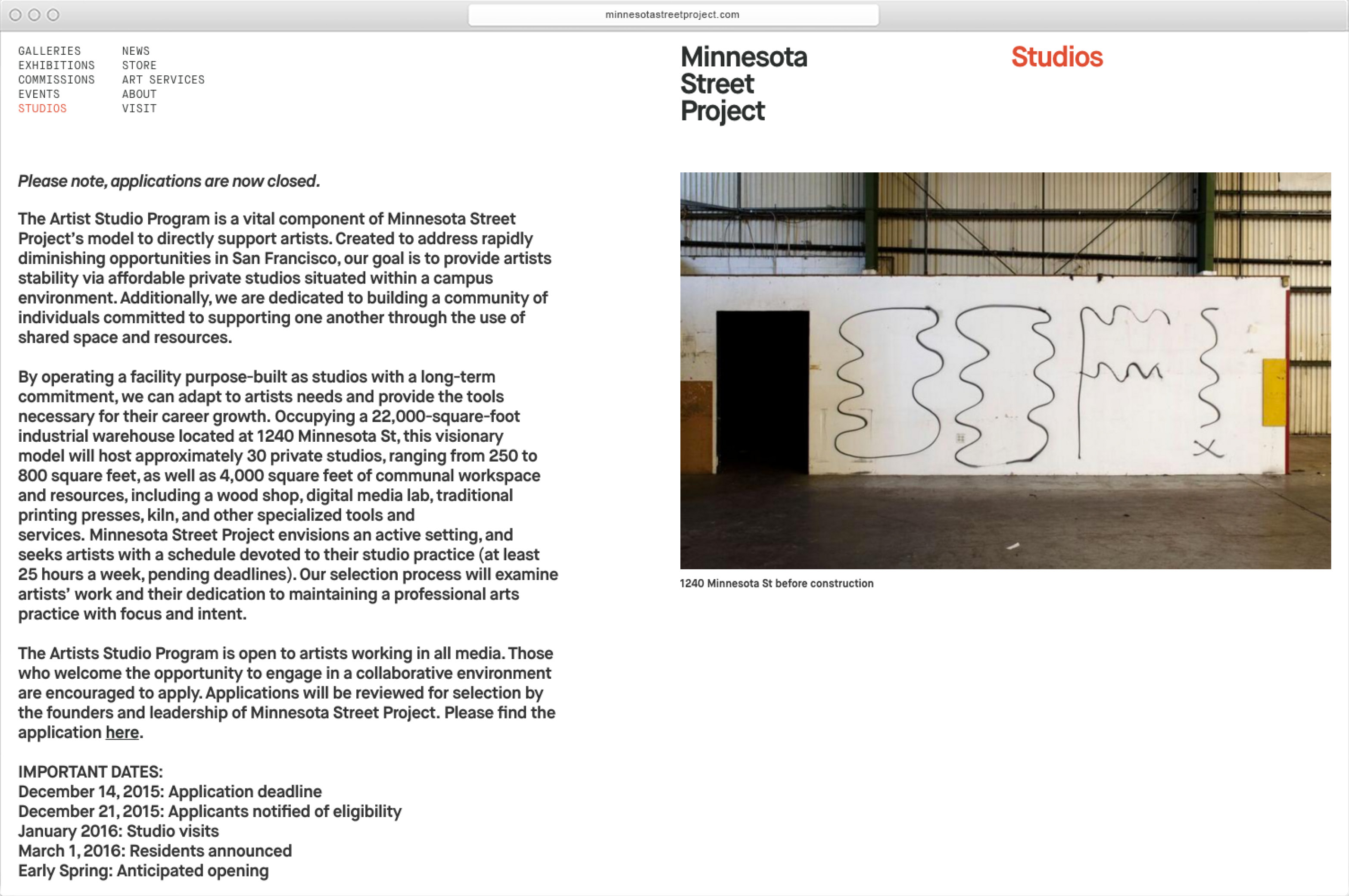 Minnesota Street Project - MTWTF