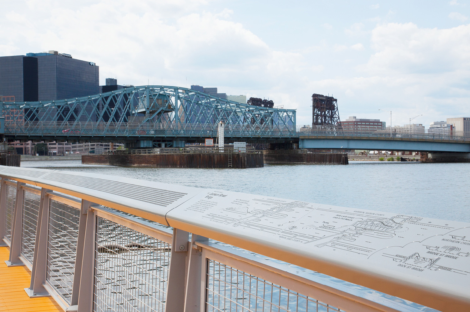 Newark Riverfront Park interpretive signage  - MTWTF