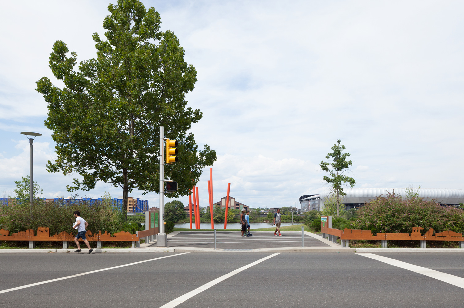 Newark Riverfront Park identity and wayfinding - MTWTF