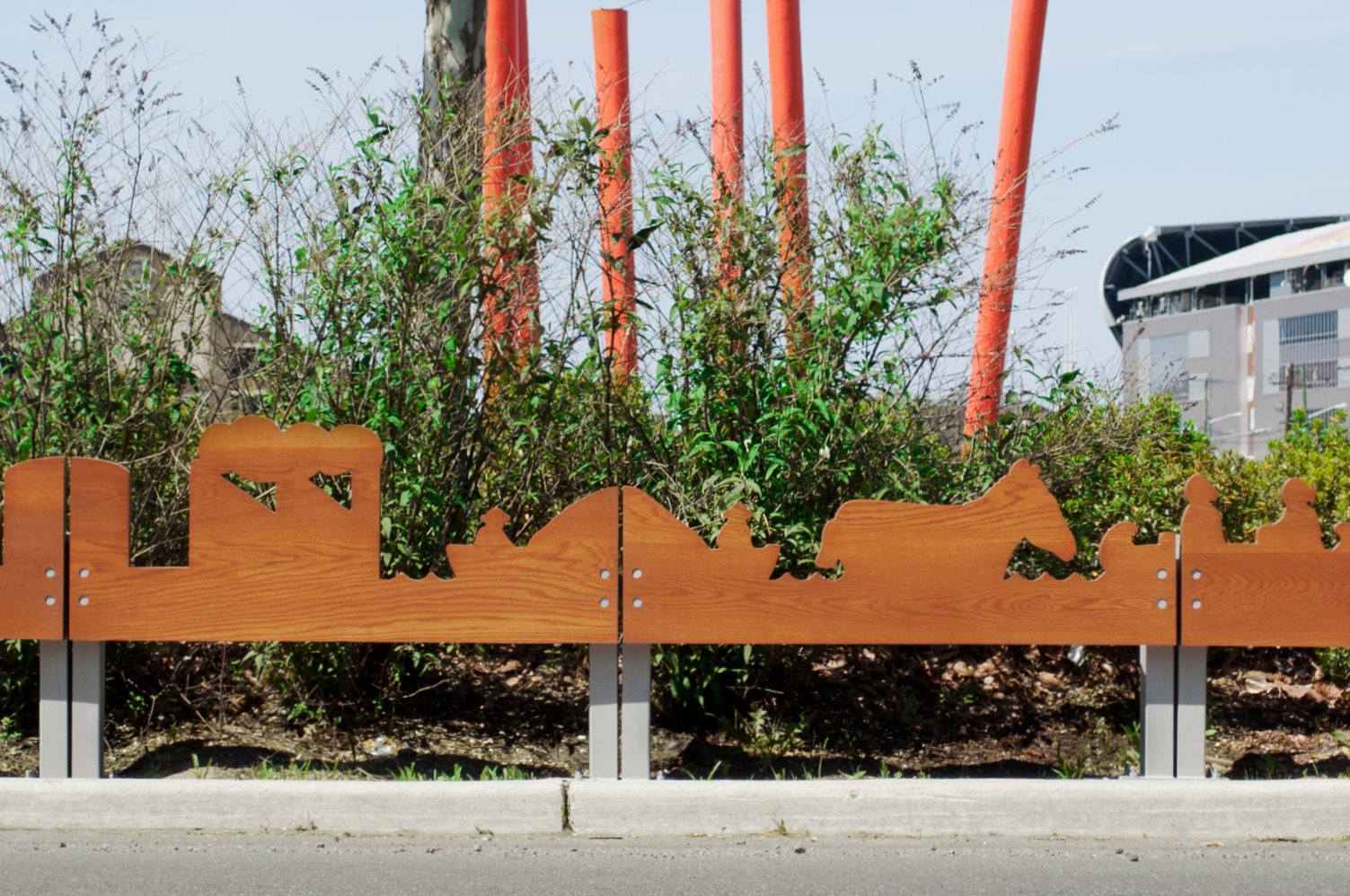 Newark Riverfront Park identity and wayfinding - MTWTF