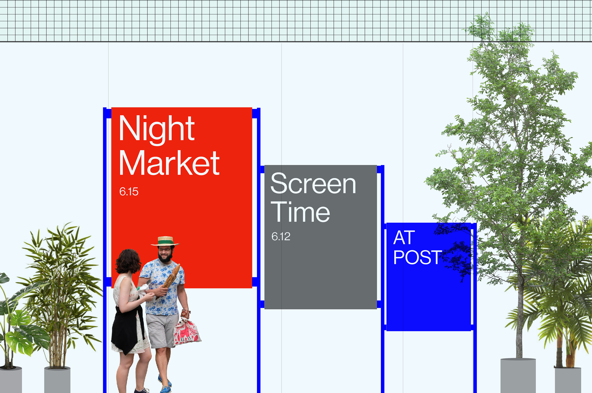 POST signage - MTWTF
