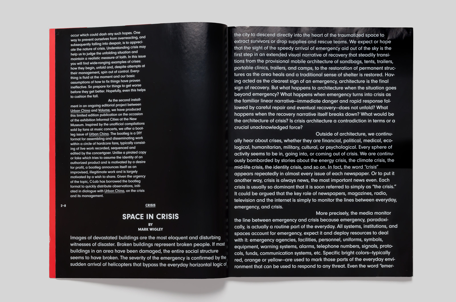 Crisis: Urban China bootlegged by C-Lab for Volume Magazine  - MTWTF